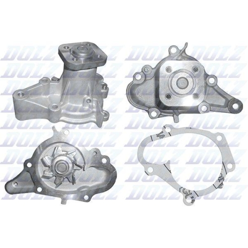 DOLZ Wasserpumpe, Motork&uuml;hlung