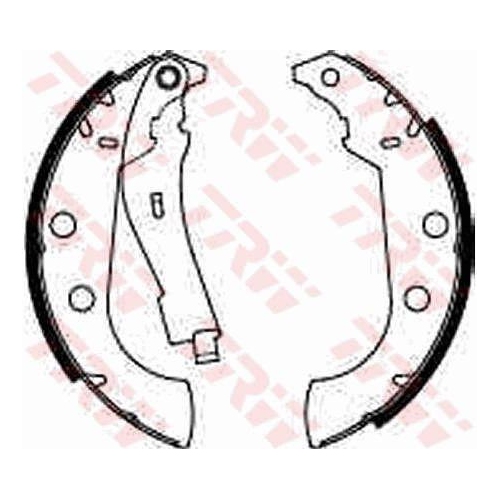 TRW Bremsbackensatz GS8272