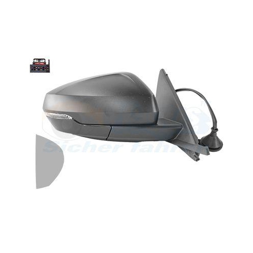 VAN WEZEL Au&szlig;enspiegel * HAGUS * 0366806