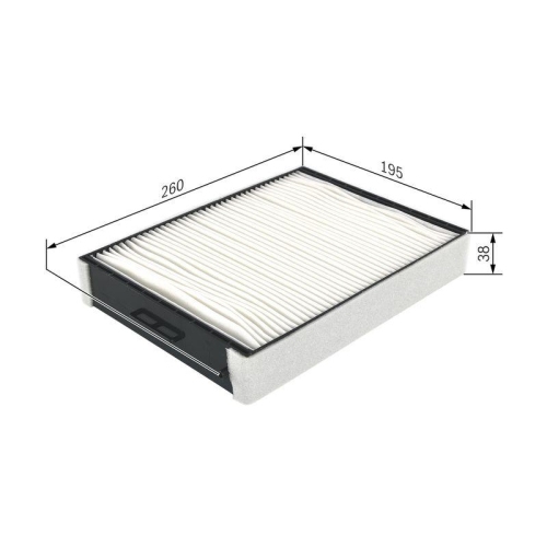 BOSCH Filter, Innenraumluft 1 987 432 256