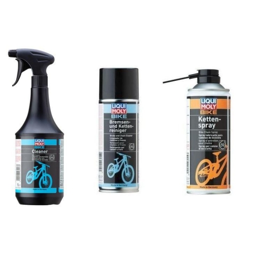 LIQUI MOLY FAHRRAD PFLEGESET BIKE CLEANER+BREMSEN UND KETTENREINIGER+KETTENSPRAY LIQUI MOLY FAHRRAD PFLEGESET BIKE CLEANER+BREMSEN UND KETTENREINIGER+KETTENSPRAY