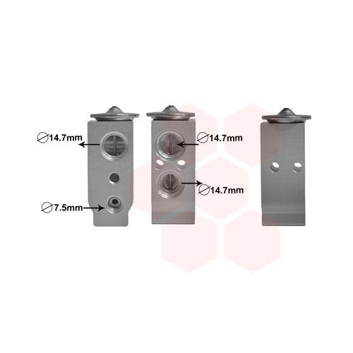 VAN WEZEL Expansionsventil, Klimaanlage 82001325