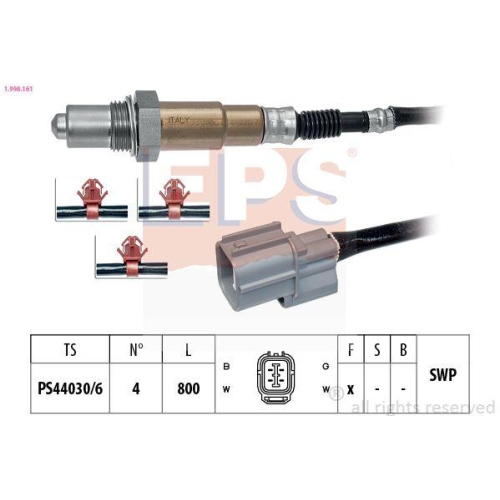 EPS Lambdasonde Made in Italy - OE Equivalent 1.998.161