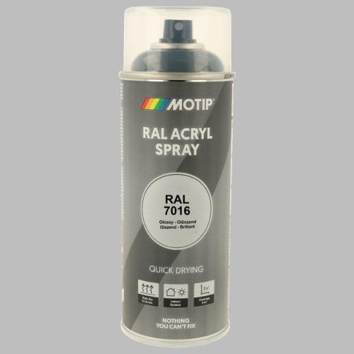 Lackspray Farbe schnell trocknend RAL 7016 anthrazitgrau hochglanz 400ml 07020