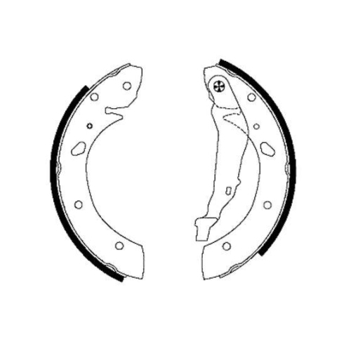 TEXTAR Bremsbackensatz 91053400