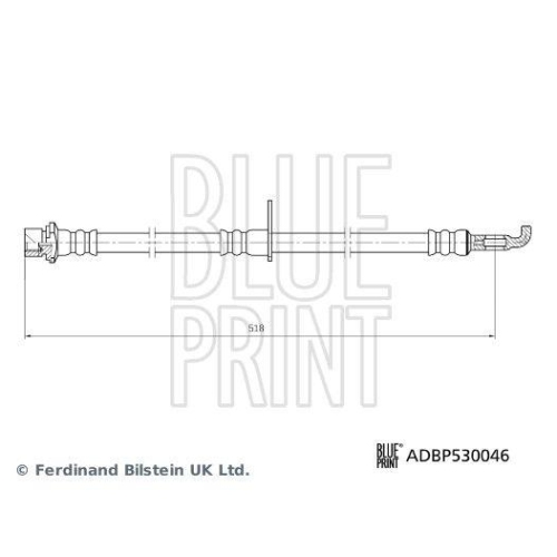 BLUE PRINT Bremsschlauch ADBP530046