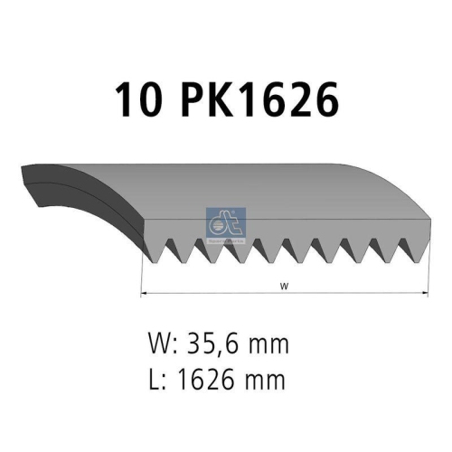 DT Spare Parts Keilrippenriemen 4.80770