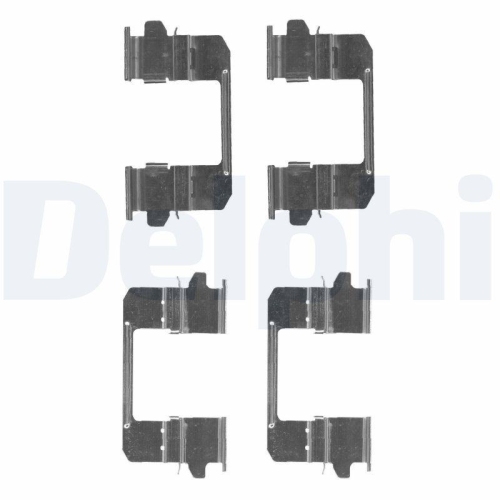 DELPHI Zubeh&ouml;rsatz, Scheibenbremsbelag LX0618