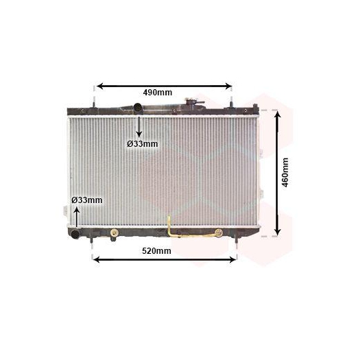 VAN WEZEL K&uuml;hler, Motork&uuml;hlung 83002075