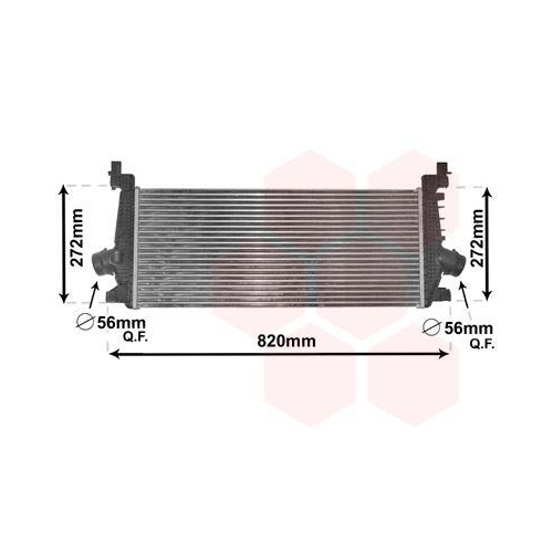VAN WEZEL Ladeluftk&uuml;hler 37004640