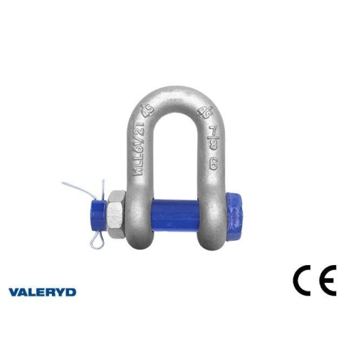 Sch&auml;kel, Standard mit Schraube G-2150, WLL 12000Kg Anh&auml;nger Valeryd 6510399