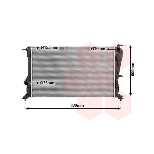 VAN WEZEL K&uuml;hler, Motork&uuml;hlung 43012715