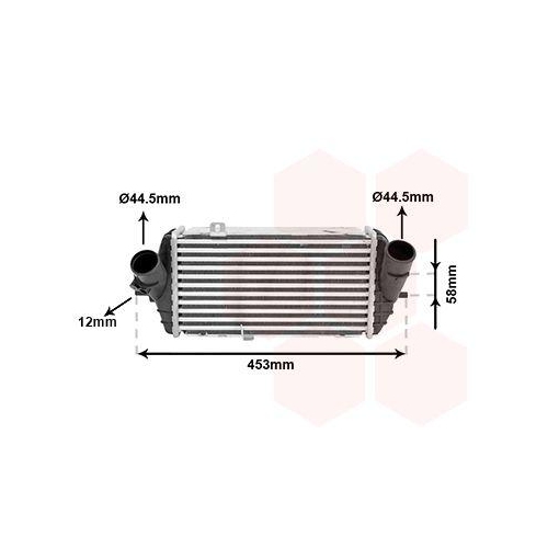 VAN WEZEL Ladeluftk&uuml;hler 82014711