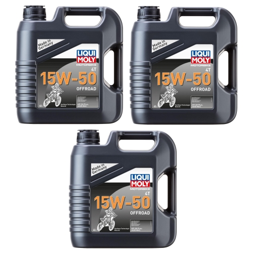 Liqui Moly Motorbike 4T 15W-50 Offroad Motor&ouml;l 12 Liter - Art.Nr. 3058