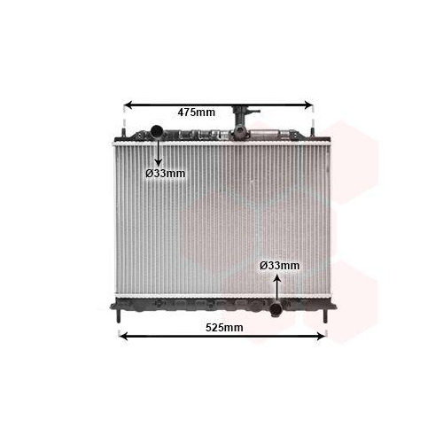 VAN WEZEL K&uuml;hler, Motork&uuml;hlung 83002079