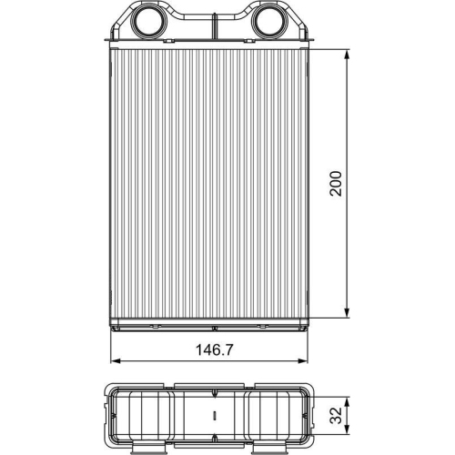 VALEO W&auml;rmetauscher, Innenraumheizung 811533