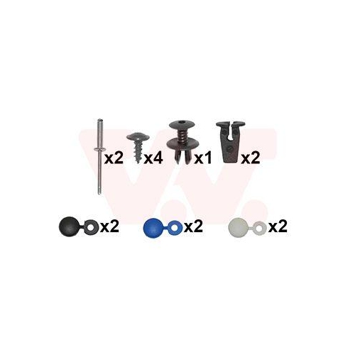 VAN WEZEL Montagesatz, Stoßfänger 5829793