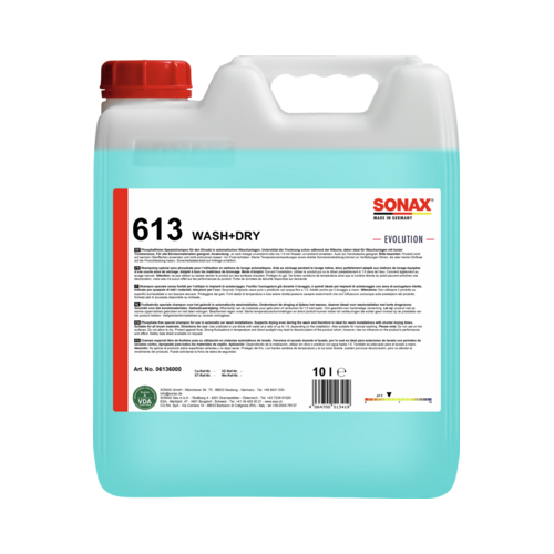 WASH+DRY EVOLUTION Autoshampoo 10 Liter Kanister Sonax 06136000