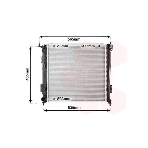 VAN WEZEL K&uuml;hler, Motork&uuml;hlung 83002098