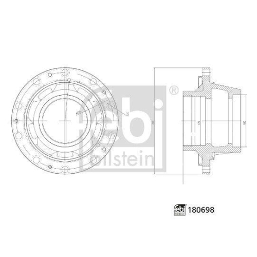 FEBI BILSTEIN Radnabe 180698
