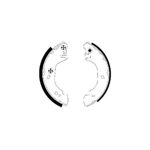 TEXTAR Bremsbackensatz 91054500