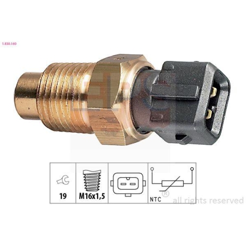EPS Sensor, K&uuml;hlmitteltemperatur Made in Italy - OE Equivalent