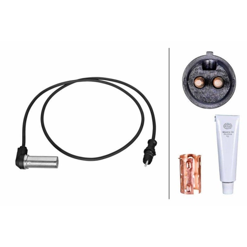 HELLA Sensor, Raddrehzahl 6PU 230 052-491