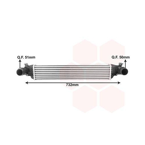 VAN WEZEL Ladeluftk&uuml;hler 21014700
