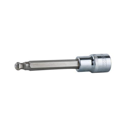 1/2 Zoll CHROMEplus Bit-Stecknuss InnensechskantKugelkopf lang 6 mm 240 mm
