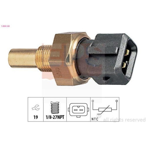 EPS Sensor, K&uuml;hlmitteltemperatur Made in Italy - OE Equivalent