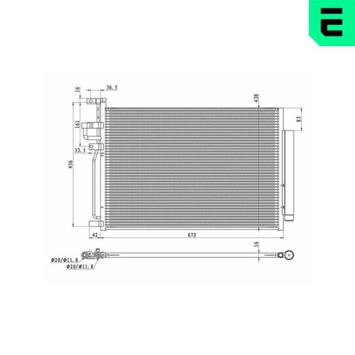 ERA Kondensator, Klimaanlage 667448