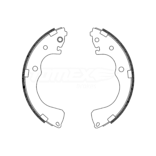 TOMEX Brakes Bremsbackensatz TX 22-99