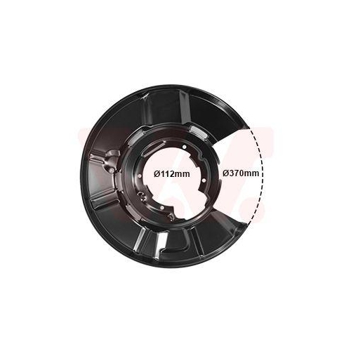 VAN WEZEL Spritzblech, Bremsscheibe 0667374