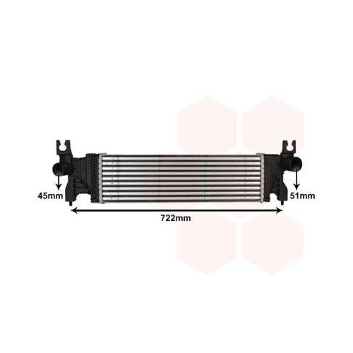 VAN WEZEL Ladeluftk&uuml;hler 52014706