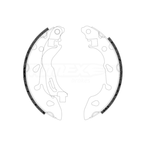 TOMEX Brakes Bremsbackensatz TX 23-04