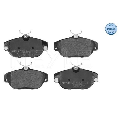 MEYLE Bremsbelagsatz, Scheibenbremse MEYLE-ORIGINAL: True to OE. 025 201 6418