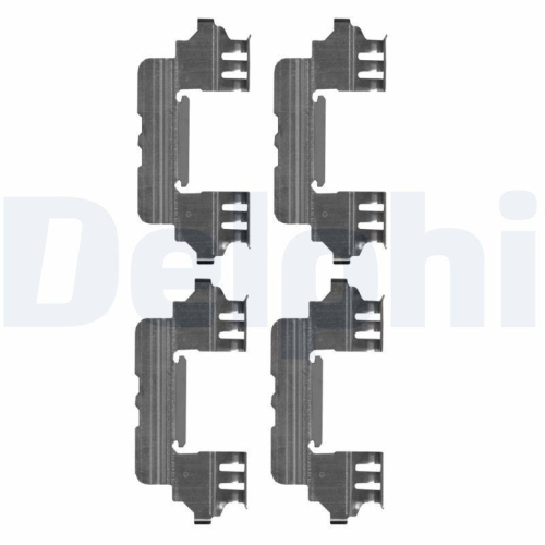 DELPHI Zubehörsatz, Scheibenbremsbelag LX0629