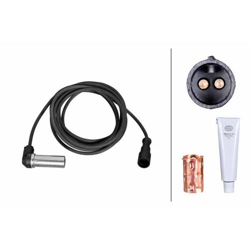 HELLA Sensor, Raddrehzahl 6PU 230 052-411