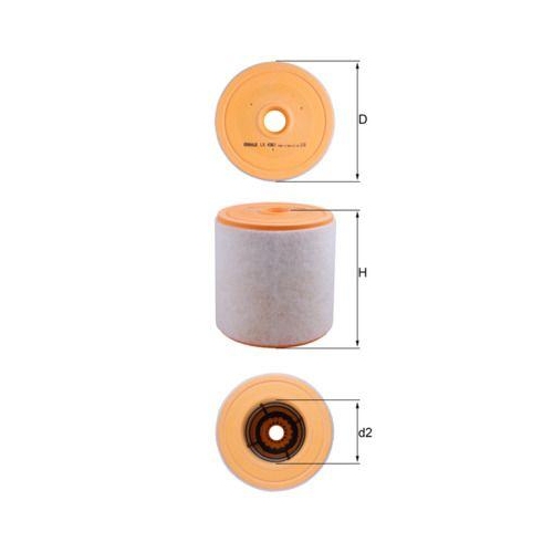 MAHLE Luftfilter LX 4961