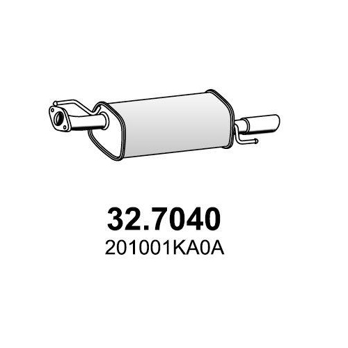 ASSO Endschalld&auml;mpfer 32.7040