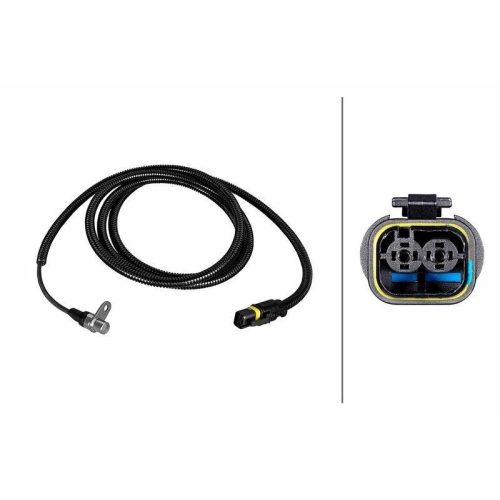 HELLA Sensor, Raddrehzahl 6PU 230 052-521
