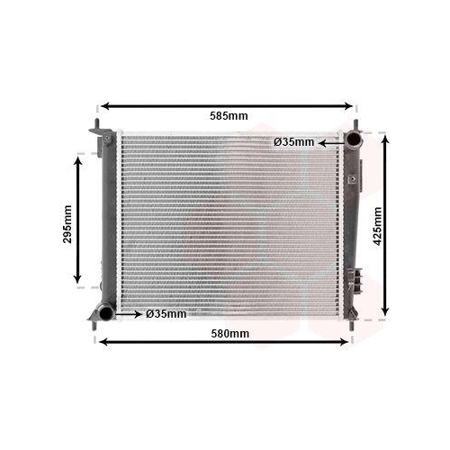 VAN WEZEL K&uuml;hler, Motork&uuml;hlung 83002143