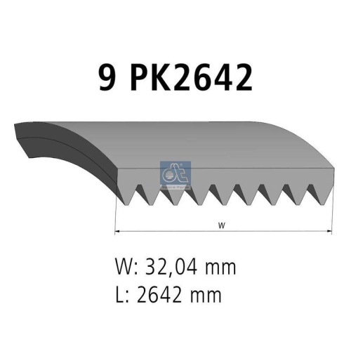 DT Spare Parts Keilrippenriemen 4.81019
