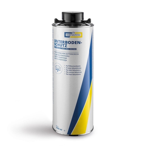Bitumen Unterbodenschutz schwarz 1 Liter Kartusche Cartechnic Antidr&ouml;hneffekt