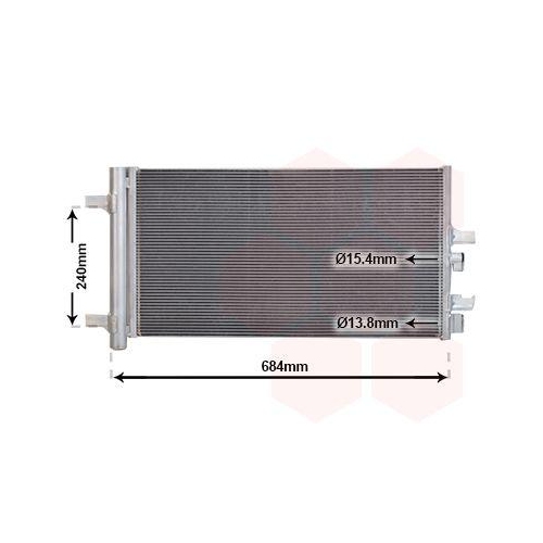 VAN WEZEL Kondensator, Klimaanlage 06015704