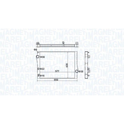 MAGNETI MARELLI K&uuml;hler, Motork&uuml;hlung 350213163500