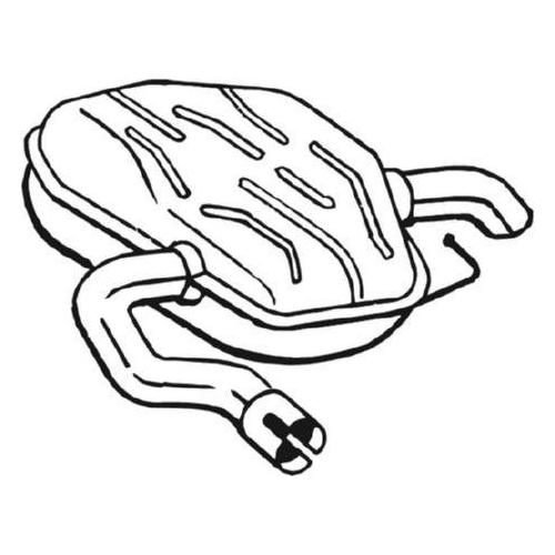 BOSAL Endschalld&auml;mpfer 235-241