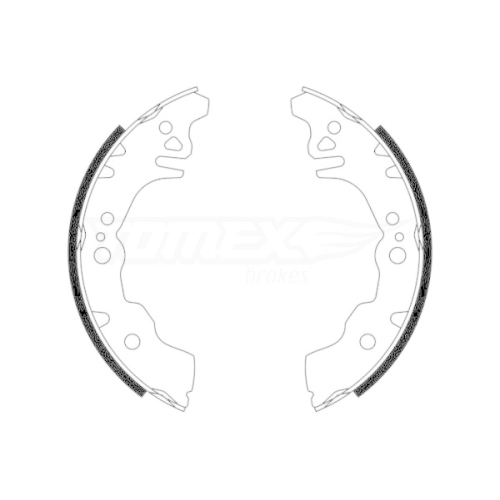 TOMEX Brakes Bremsbackensatz TX 23-08