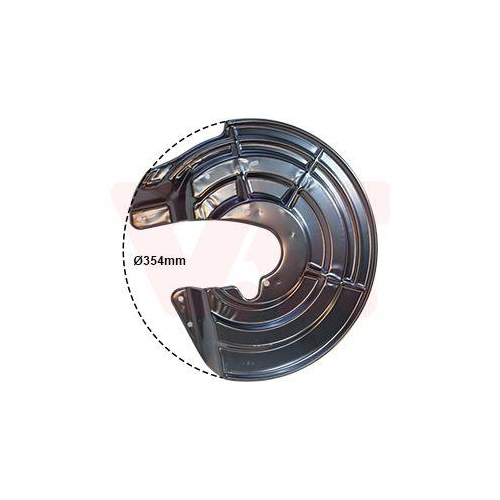 VAN WEZEL Spritzblech, Bremsscheibe 0961372