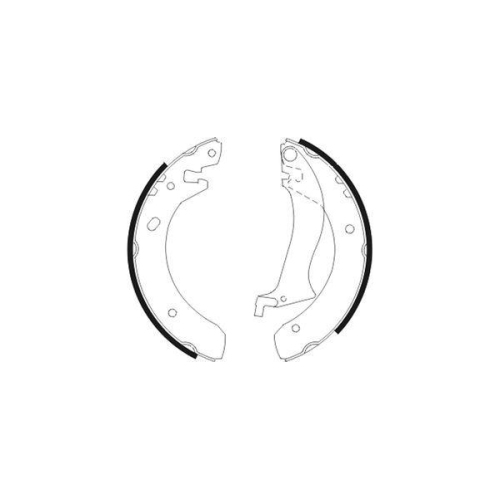 TEXTAR Bremsbackensatz 91055600